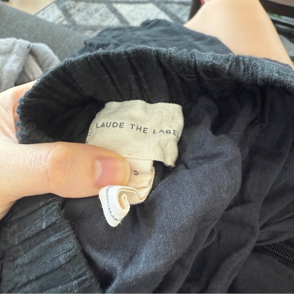 Laude The Label Full MIDI Skirt in Ink Plaid - Picture 6 of 6